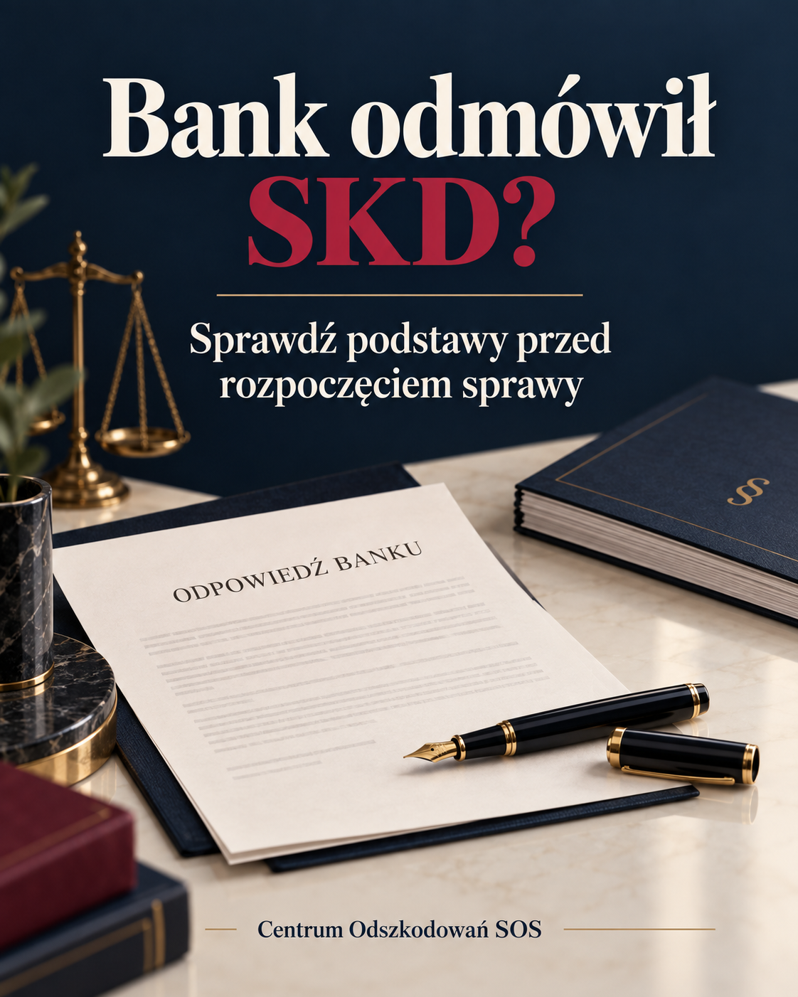 Odmowa sankcji kredytu darmowego — co sprawdzić przed rozpoczęciem sprawy?